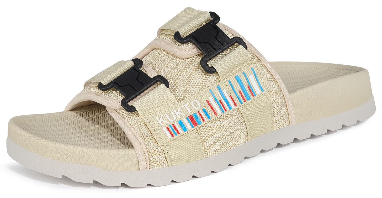 Men's & Women's Orthotic Slide Sandals with Arch Support - Adjustable Straps, Soft Cushion Footbed - Ideal for Plantar Fasciitis, Sports & Summer Wear - Perfect for Beach, Pool, Gym and Casual Outings