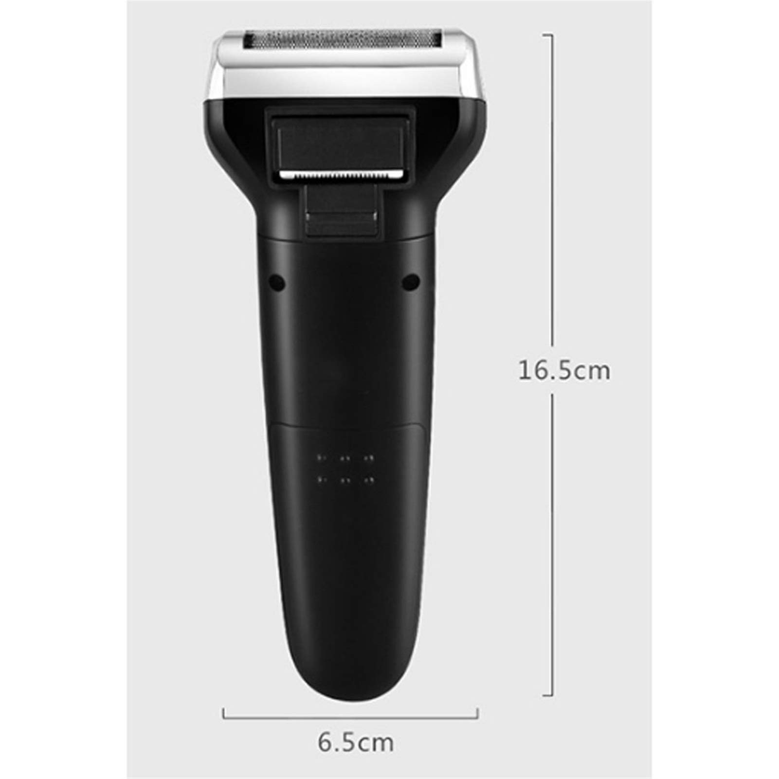 Professional Men's Electric Razor & 3-in-1 Beard Trimmer Kit - Cordless Rechargeable Shaver with Nose & Ear Hair Trimmer - Perfect for Travel, Home & Office Grooming