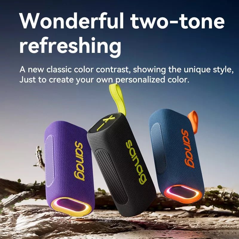 Sanag M30S Pro Wireless Bluetooth Speaker - Portable, Waterproof, 30H Playtime, Rich Bass - Perfect for Outdoor, Travel, Beach & Home Use