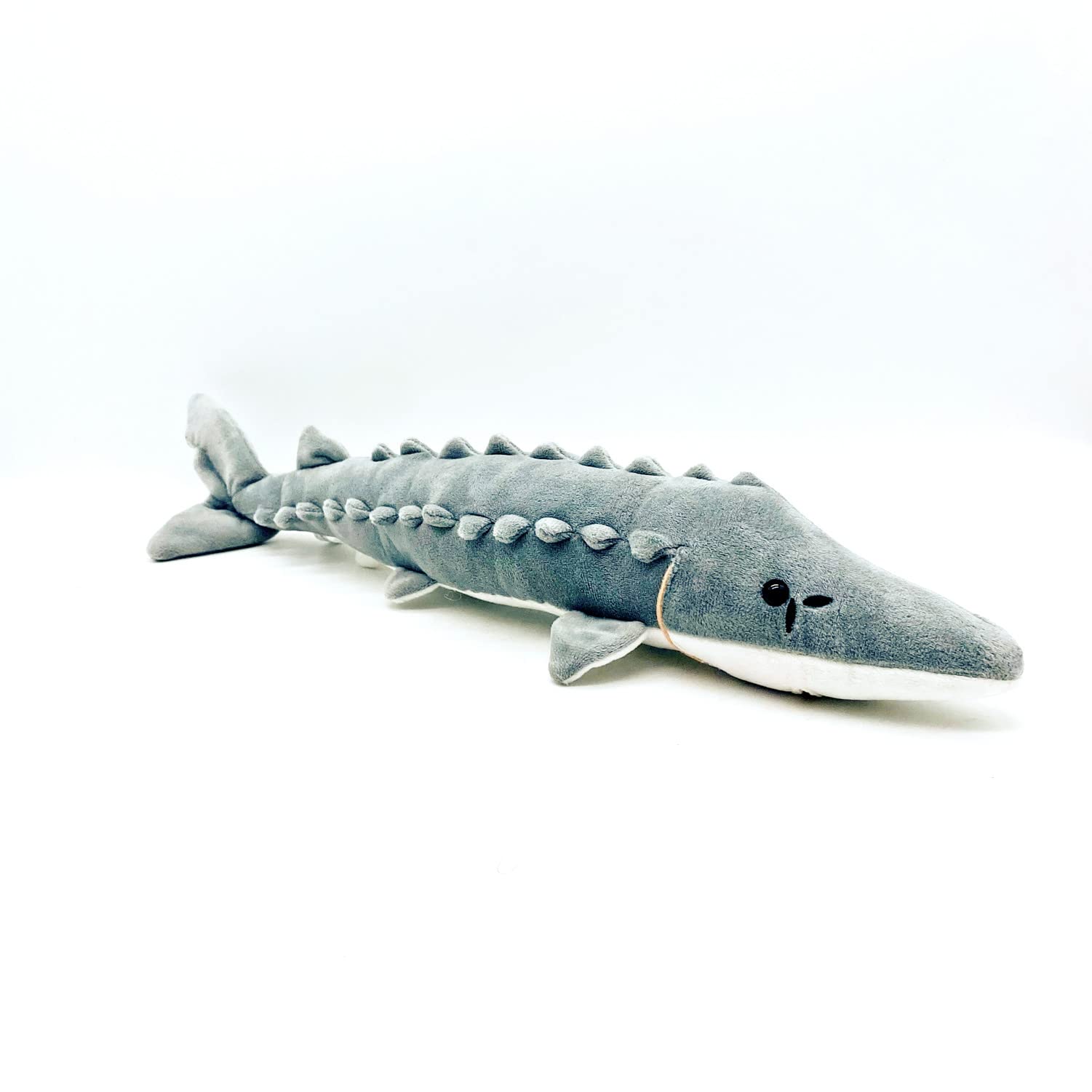 TAMMYFLYFLY Chinese Sturgeon Plush Toy - Soft Stuffed Animal Doll, Cute Sea Creature Plushie for Kids Bedroom Decor, Ocean Themed Nursery Gift