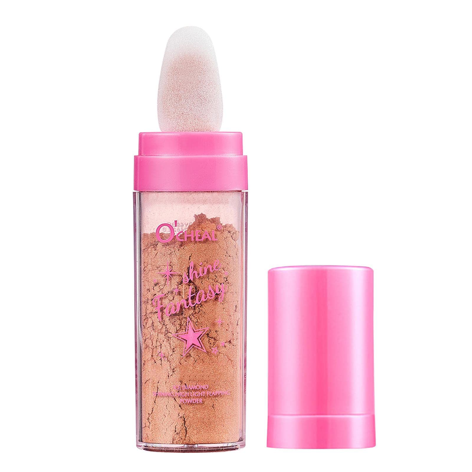 Fairy Highlight Patting Powder - Face & Body Highlighter Stick with Brightening Effect - 9g Makeup Stick for Glowing Skin, Hair & Body | Perfect for Daily Makeup, Special Occasions & Photo Shoots