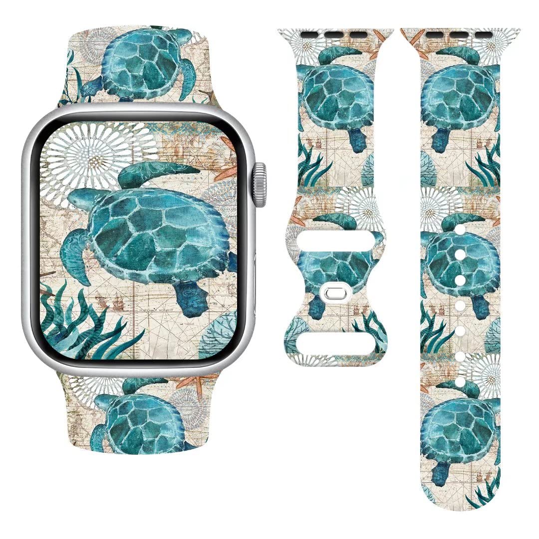 Soft Silicone Watch Band Compatible with Apple Watch 38mm 40mm 41mm - Adjustable Replacement Strap for Series 7/6/5/4/3/2/1/SE - Perfect for Workouts, Daily Wear & Fashion Accessories for Men & Women