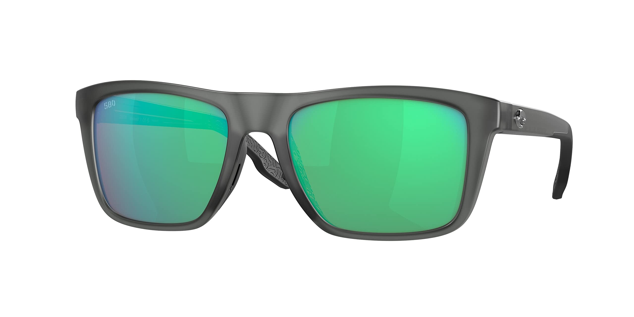 Costa Del Mar Men's Mainsail Rectangular Polarized Sunglasses for Fishing, Boating & Outdoor Activities - UV Protection & Anti-Glare Lenses