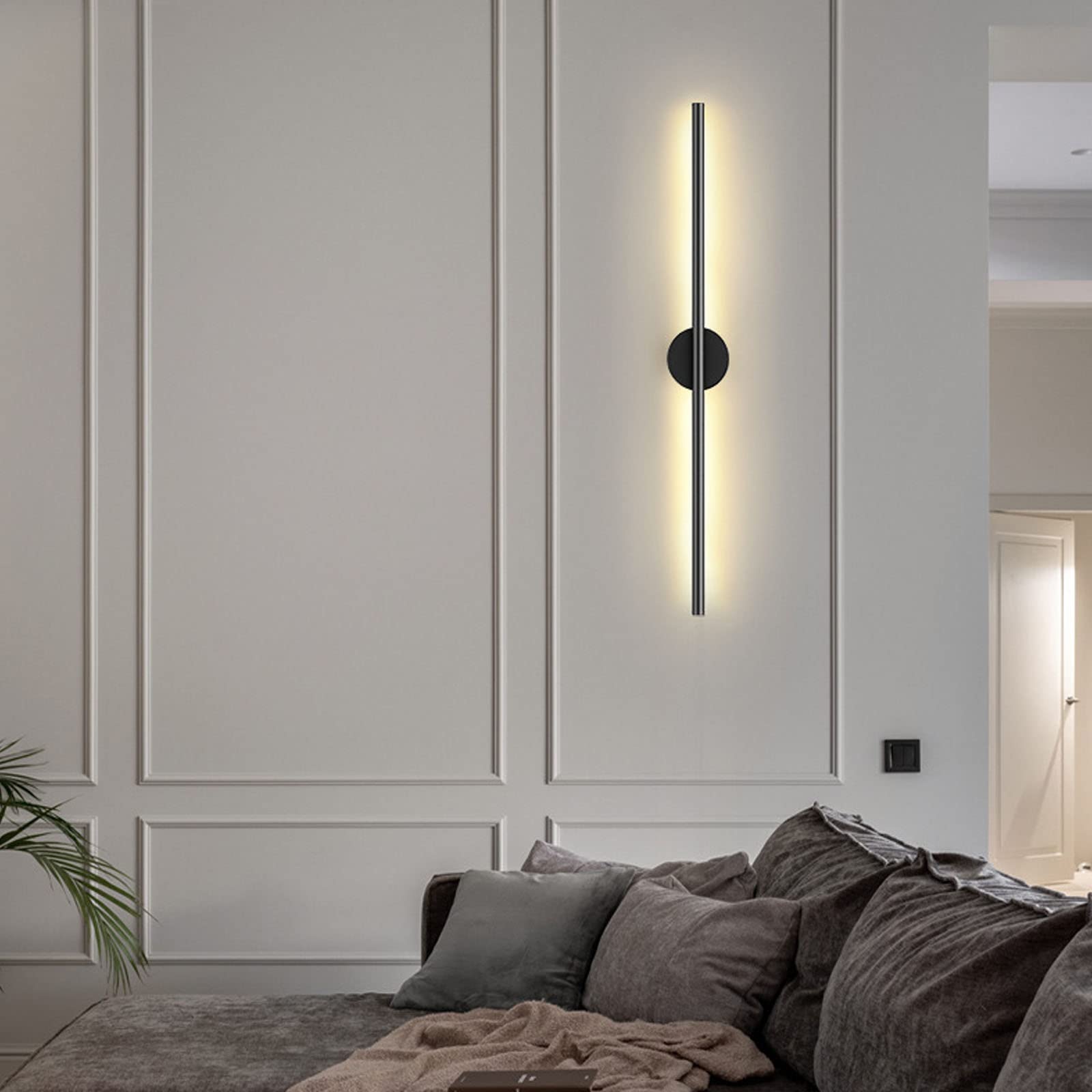 Modern Linear LED Wall Sconce - 39.3