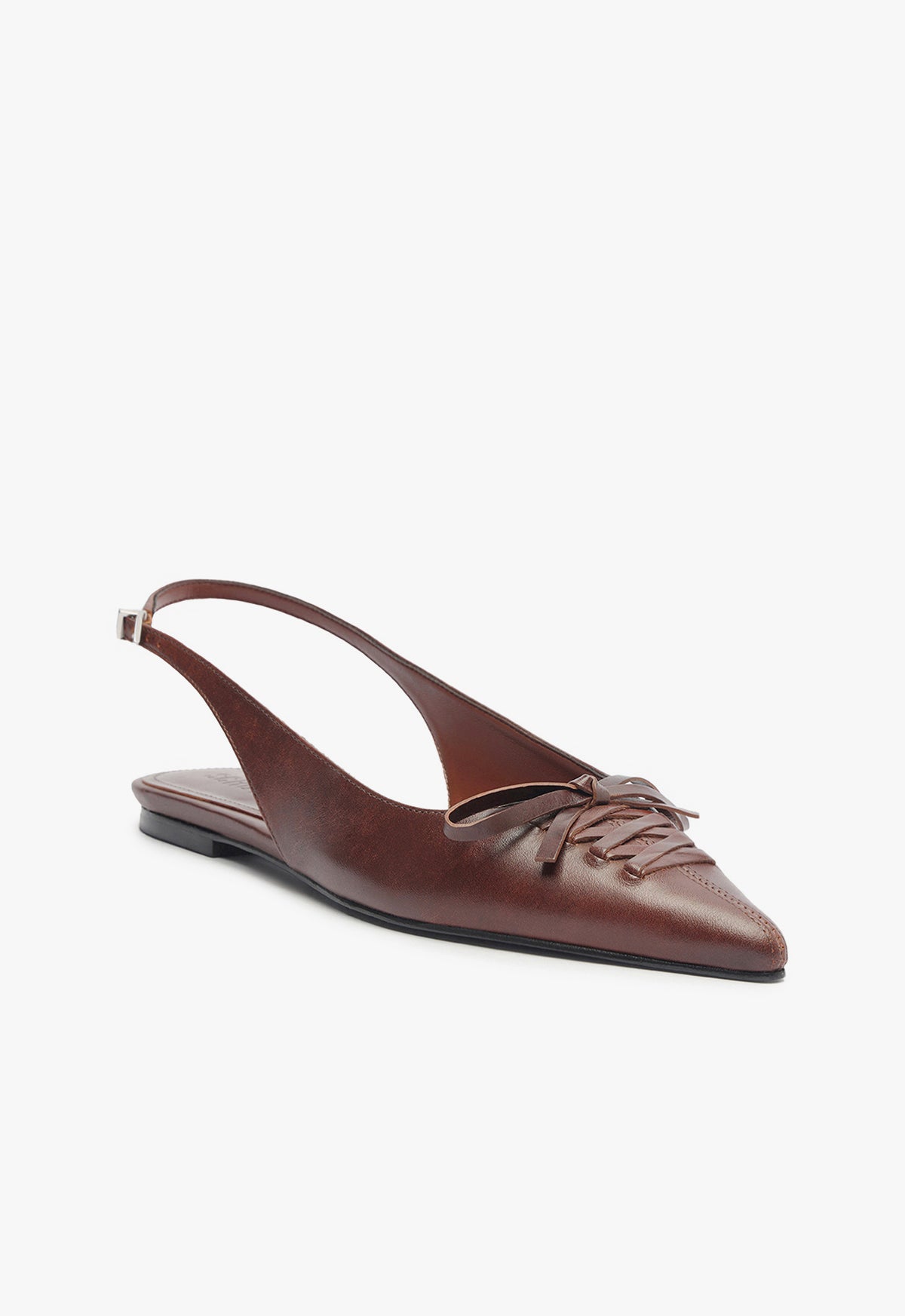 Cady Leather Flat Shoes for Women - Comfortable Low Heel Dress Pumps (Style: S2200600240002) - Perfect for Office, Party & Casual Wear