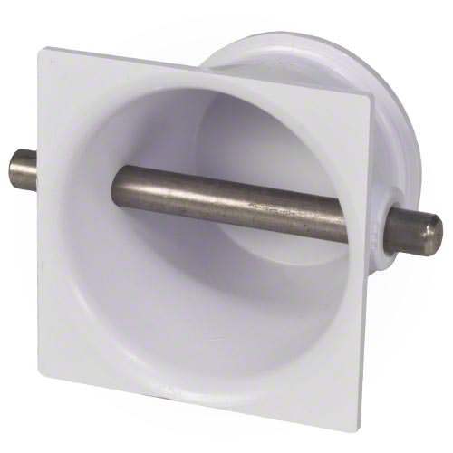 Custom Molded Parts Anchor Cup with Stainless Steel Bar 542044 - White | Durable Marine Hardware for Boat Deck & Dock Accessories | Perfect for Yacht, Sailboat & Watercraft Installation