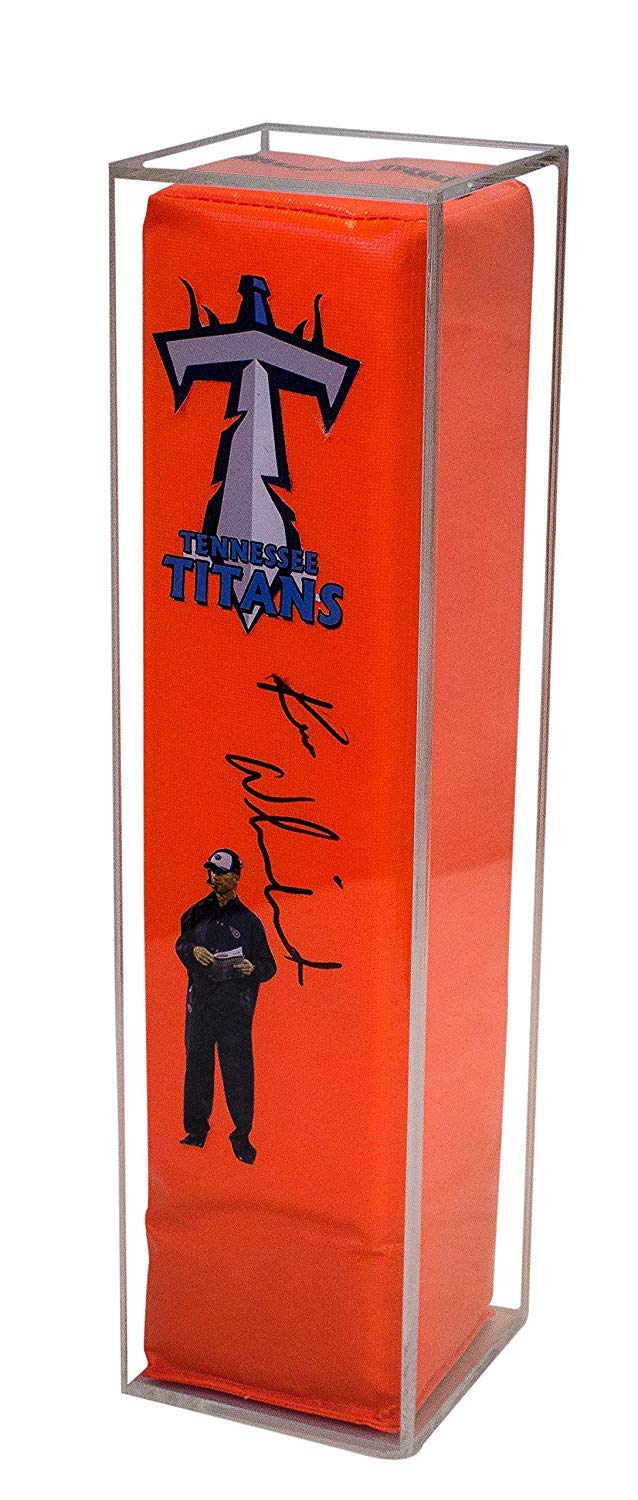 Premium Acrylic Football End Zone Pylon Display Case - Shatterproof & UV Protected for Collectibles - Perfect for Game Room, Man Cave, or Sports Memorabilia Collection