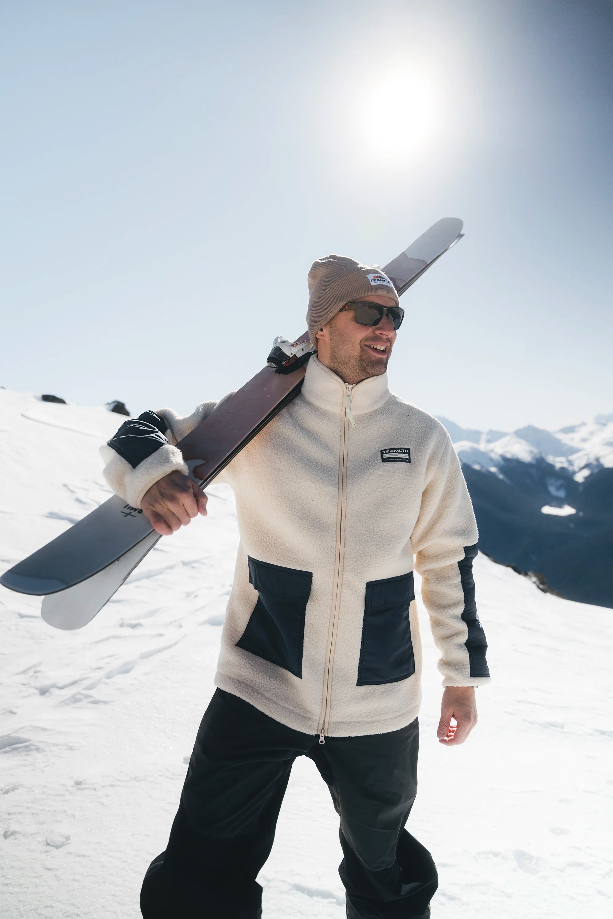 Men's Sherpa Lined Full Zip Fleece Jacket - Soft & Warm Winter Coat for Outdoor Activities, Hiking & Casual Wear