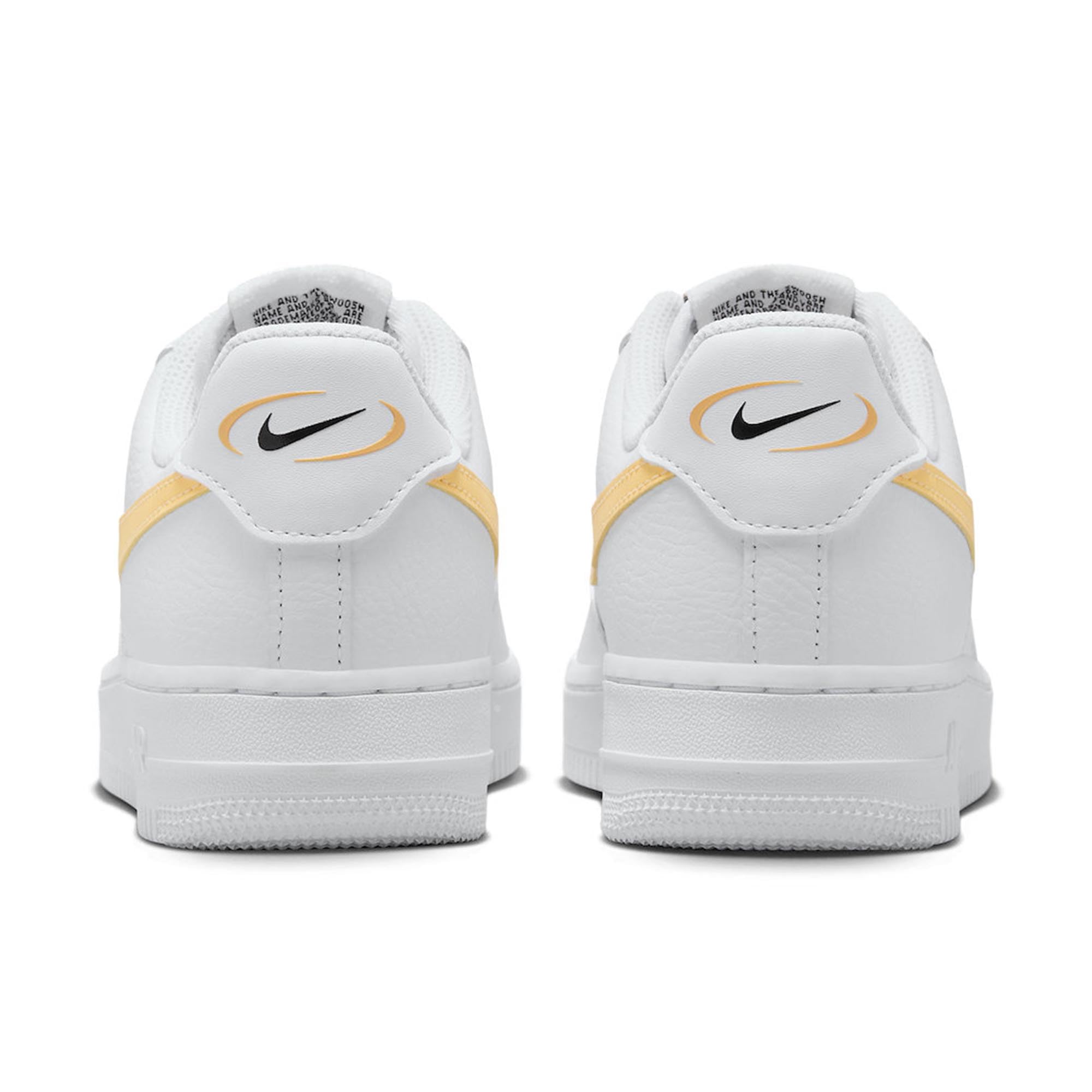 Nike Air Force 1 '07 Women's White Melon Tint Black Sneakers - Size 7.5 Medium - Casual Streetwear Shoes for Women | Perfect for Everyday Wear, Gym, and Fashion Outfits