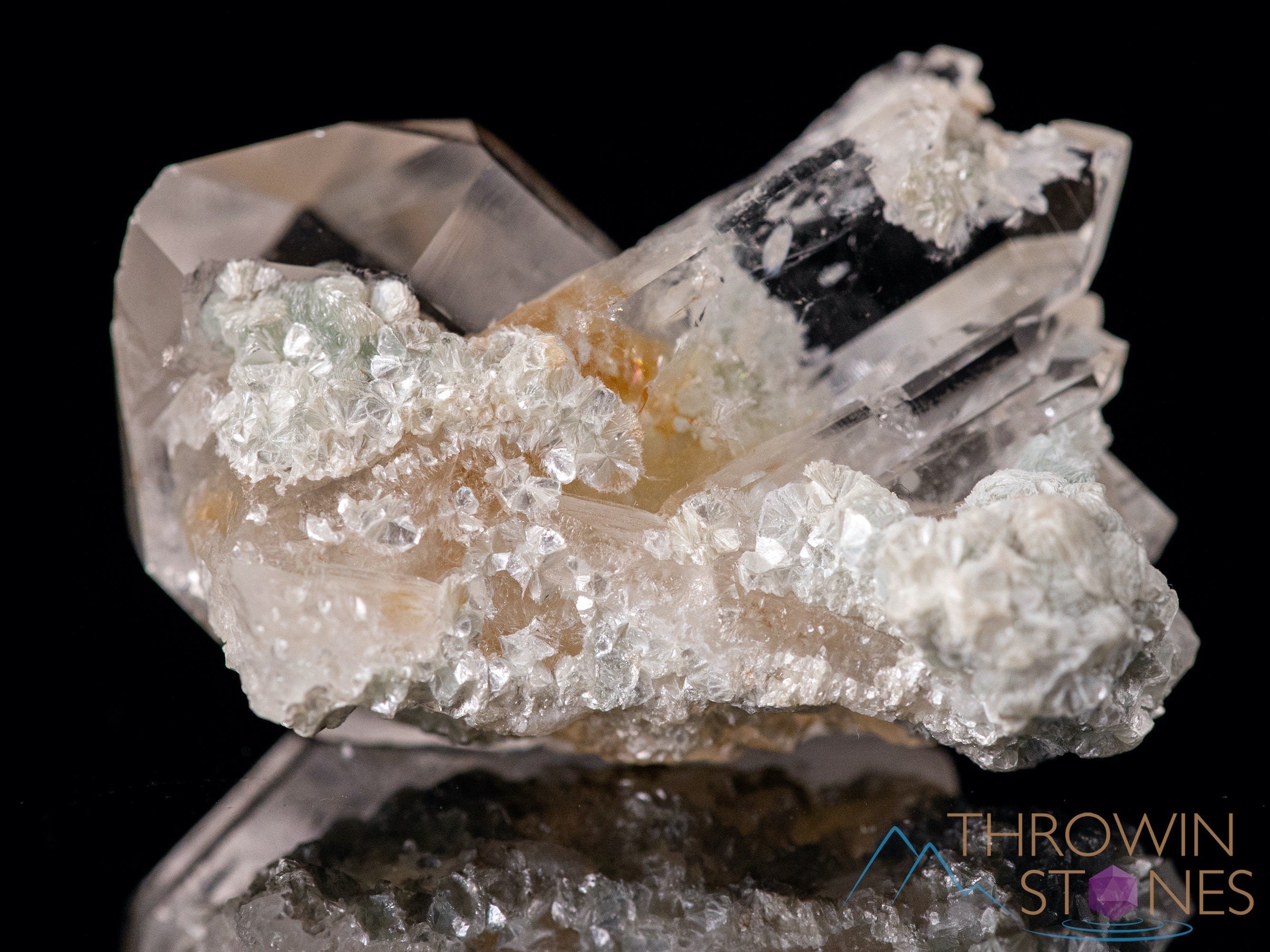 COOKEITE with QUARTZ Raw Crystal Specimen - Natural Healing Stone for Home Decor, Housewarming Gift & Crystal Collection | Perfect for Meditation, Reiki & Spiritual Healing