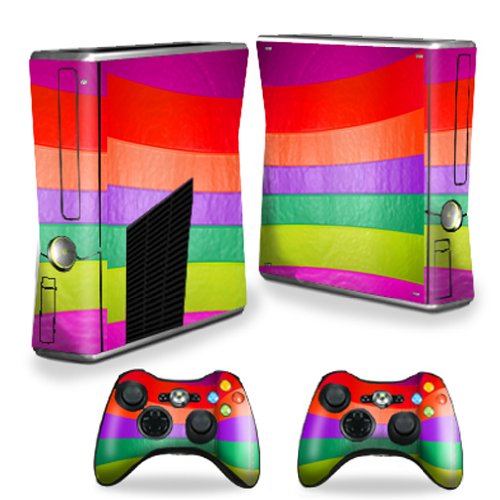 MightySkins Decorative Vinyl Skins for Microsoft Xbox 360 S Slim Console & 2 Controllers - Custom Protective Wrap Stickers in Candy Colors - Perfect for Gaming Setups, Personalization & Gift Giving