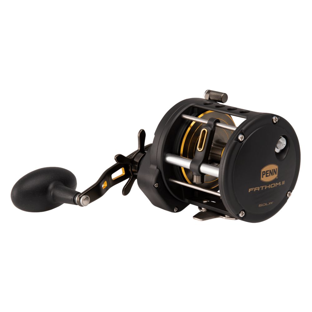 Penn Fathom II Level Wind Conventional Reels - Saltwater Fishing Reel for Offshore & Inshore Angling - Perfect for Trolling, Bottom Fishing & Casting
