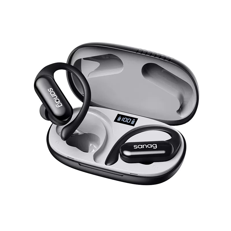 Sanag Z22S Pro Wireless Bluetooth Earbuds with Ear Hook - Sweatproof Sport Earphones for Running, Gym & Workout | HD Sound, Long Battery Life