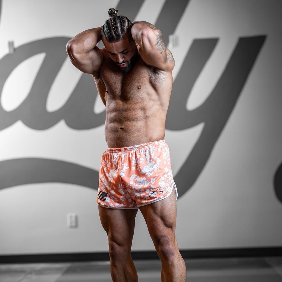 Ranger Panties Tropical Death Apricot Crush - High-Performance Athletic Underwear for Running, Hiking & Outdoor Activities