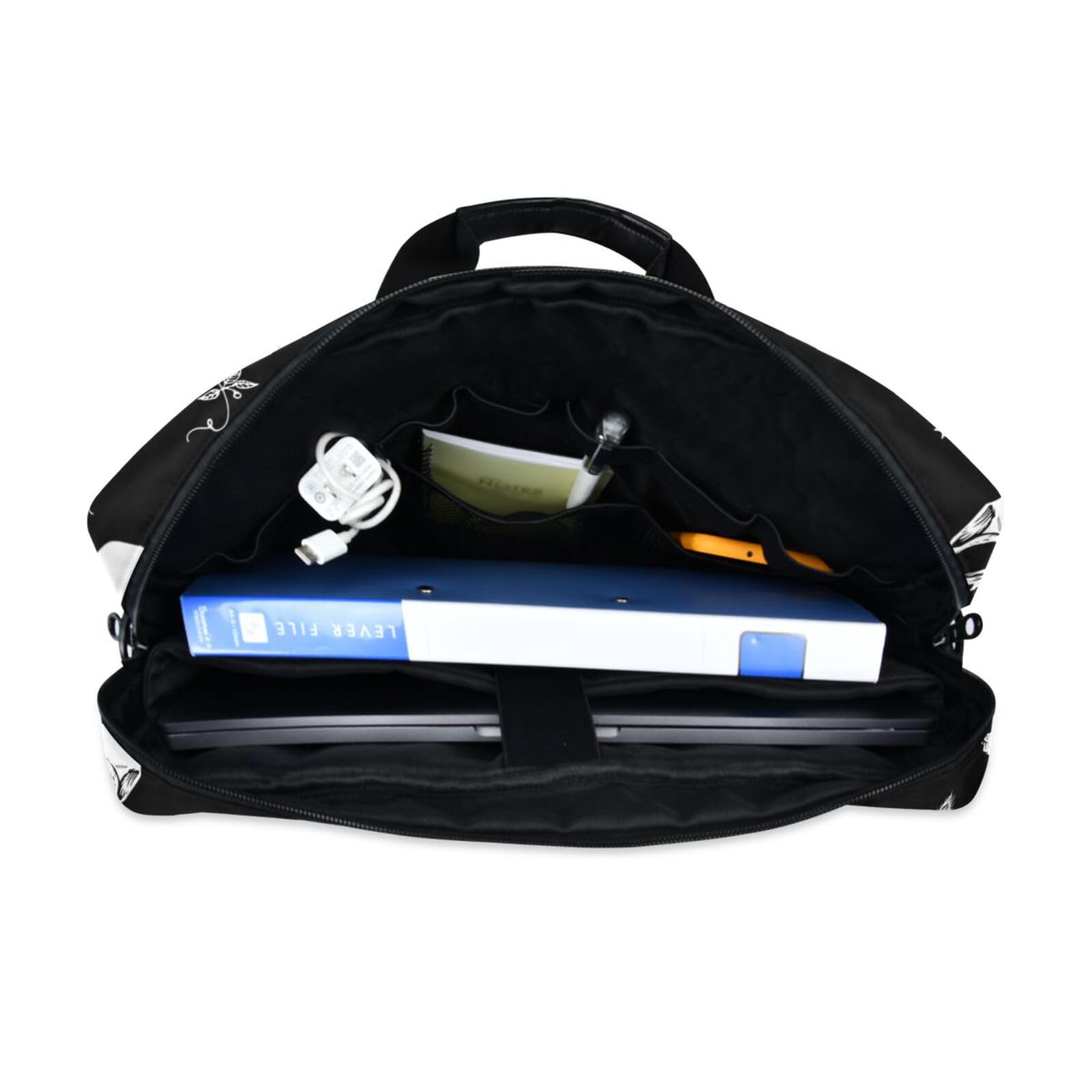 Skull Cat Moon Laptop Case 15.6 Inch - Waterproof Computer Briefcase Bag for Women & Men - Perfect for Work, School & Travel