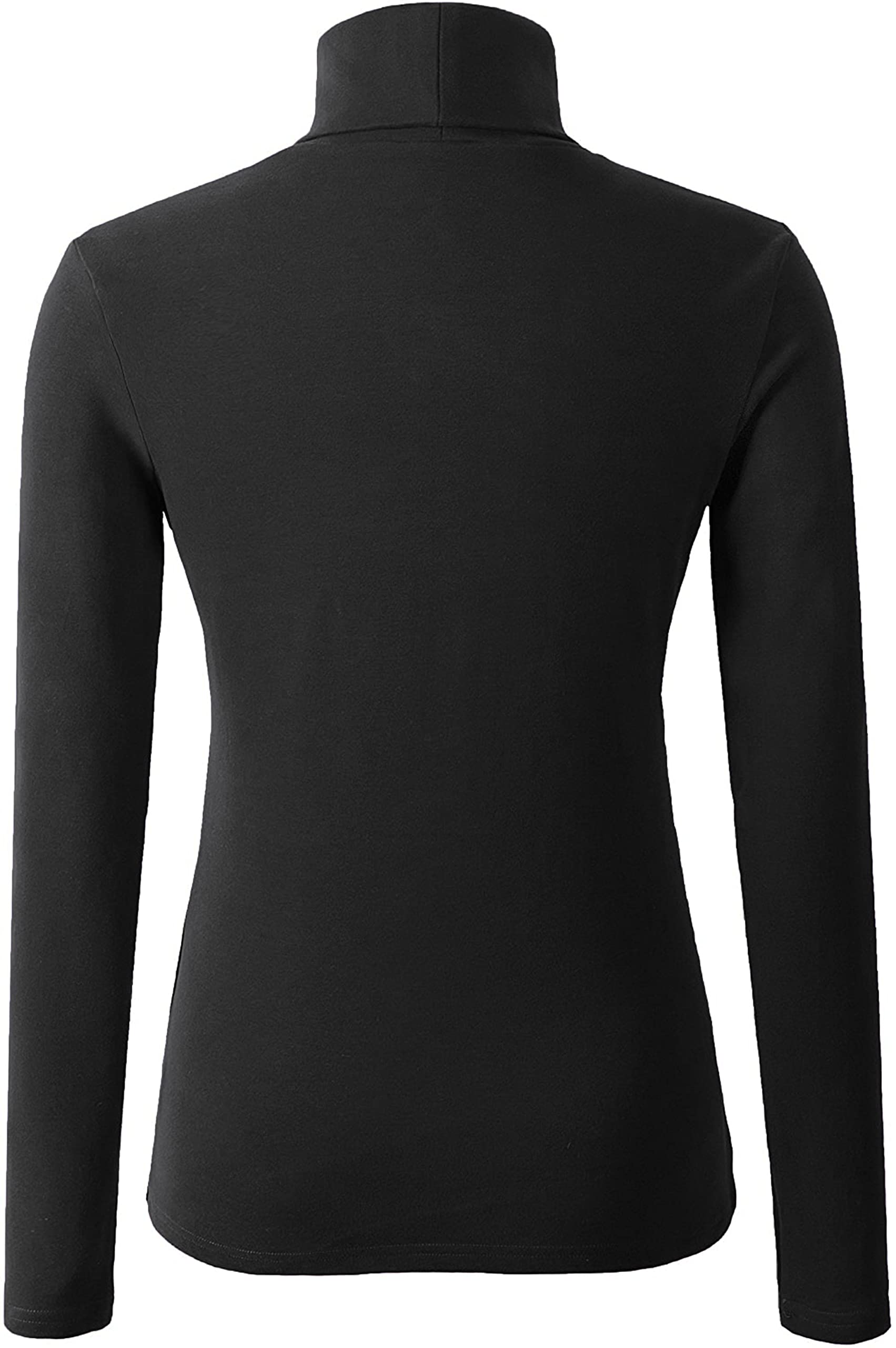 Women's Stretch Polo Neck Top - Plus Size Long Sleeve Jumper for Casual Wear