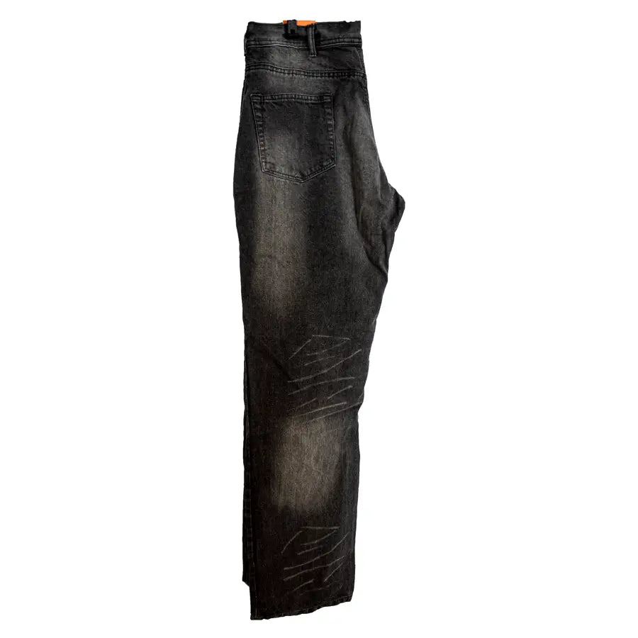 Milwaukee Leather Men's Reinforced Denim Jeans - Durable Work Pants for Construction, Motorcycle Riding & Outdoor Activities