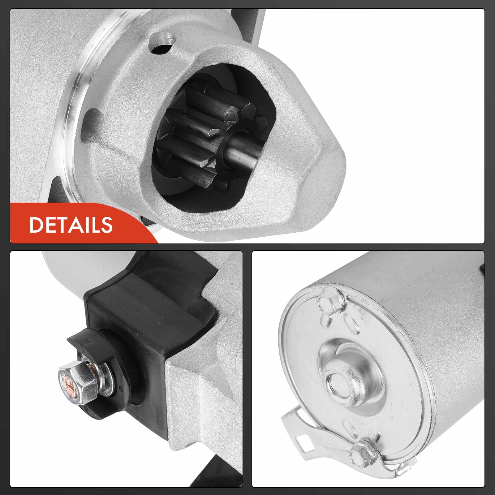 Premium Starter Motor for Acura RSX 2002-2006 2.0L 12V 1.2KW 9-Tooth Clockwise - Direct Replacement Part for Smooth Engine Starts | Perfect for Daily Commuting & Performance Upgrades