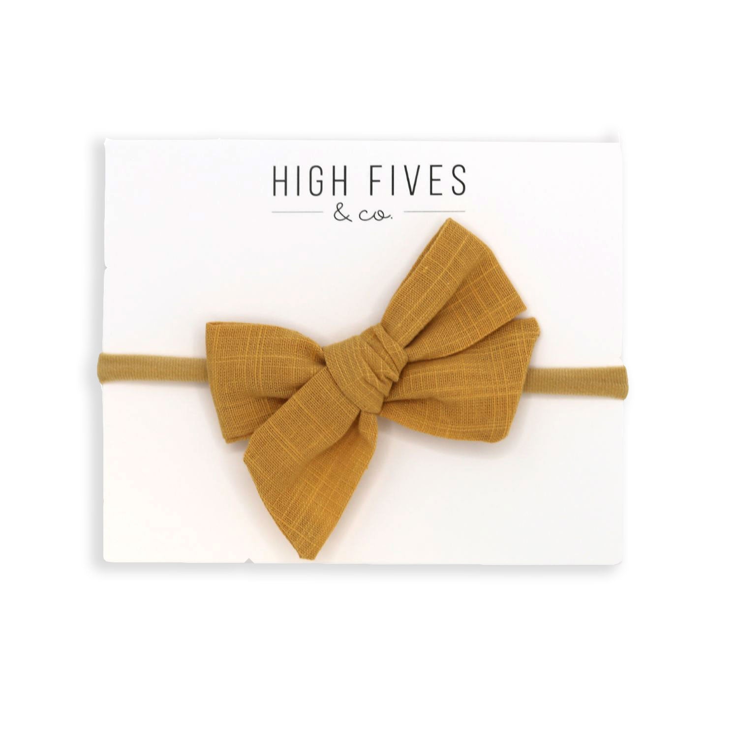 Linen Bow Nylon Headband for Women - Soft Stretch Hair Accessories for Workout, Yoga, and Everyday Style
