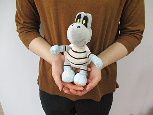 Sanei Super Mario All Stars Collection AC38 Dry Bones Plush Toy - 8 Inch Soft Stuffed Animal for Kids, Gift for Gamers & Mario Fans - Perfect for Bedroom Decor, Birthday Presents & Nintendo Collectibles