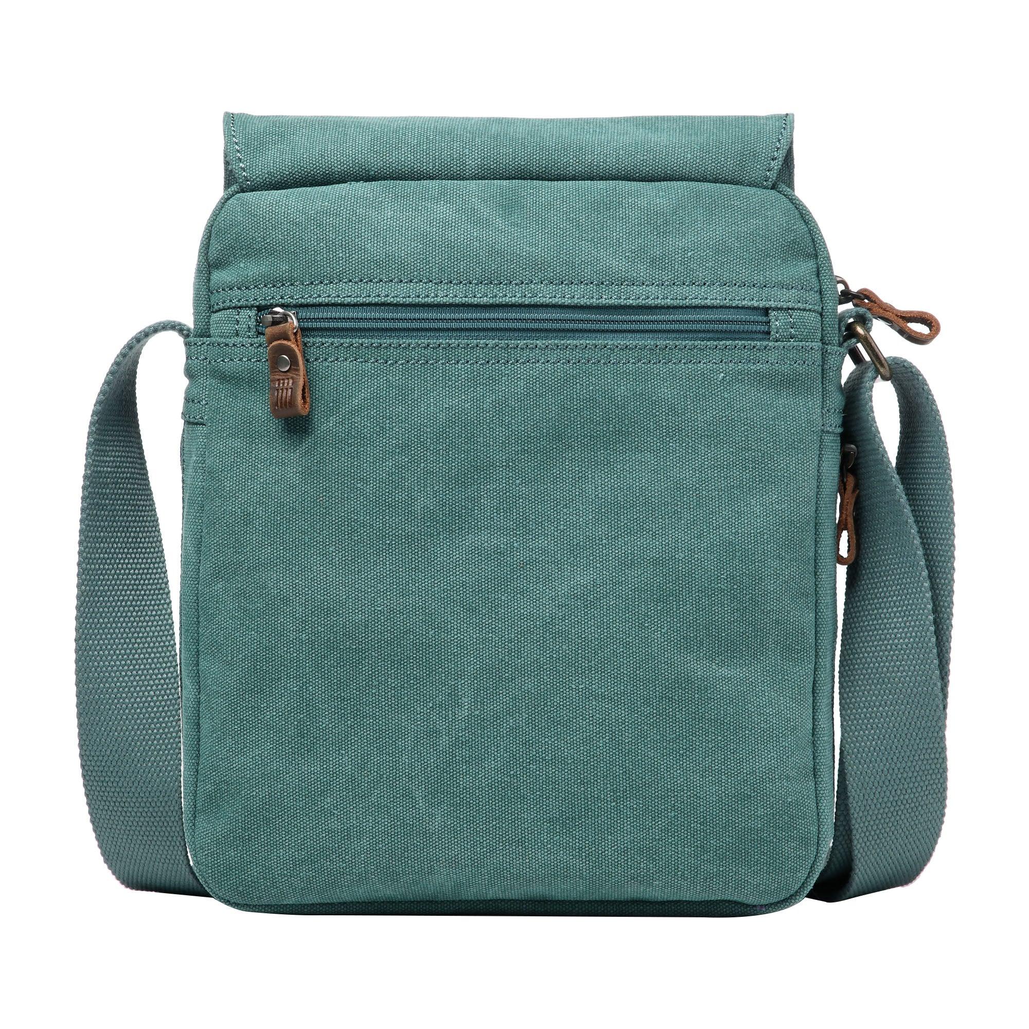 TRP0211 Troop London Classic Canvas Crossbody Bag for Men & Women - Stylish & Durable Everyday Shoulder Bag for Work, Travel & Casual Outings