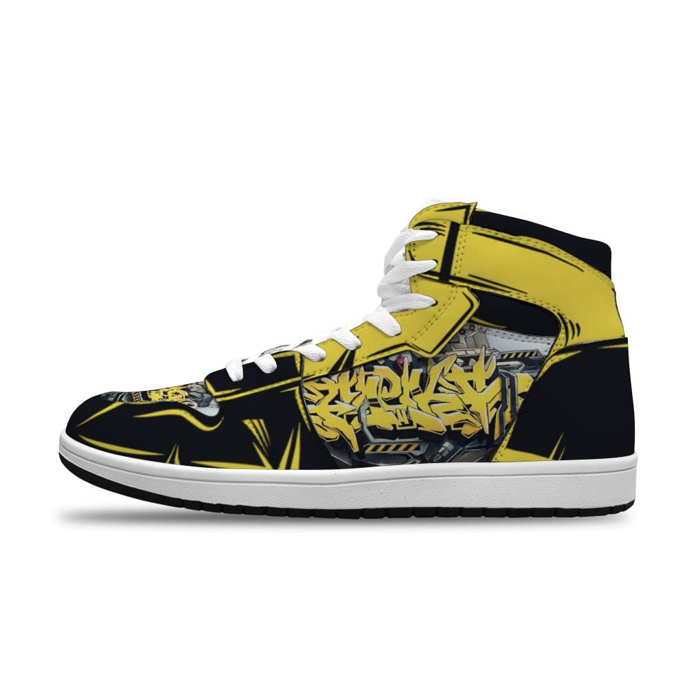 Custom Graffiti Streetwear Sneakers for Men & Women - Trendy Anime Basketball Shoes for Sports & Casual Wear - Perfect for Urban Fashion, Skateboarding & Street Style