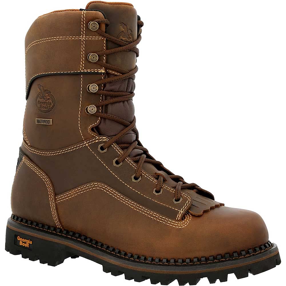 Georgia Boot Unisex-Adult Amp LT Composite Toe Logger Industrial Work Boots - Durable Safety Footwear for Construction, Logging & Heavy Duty Work