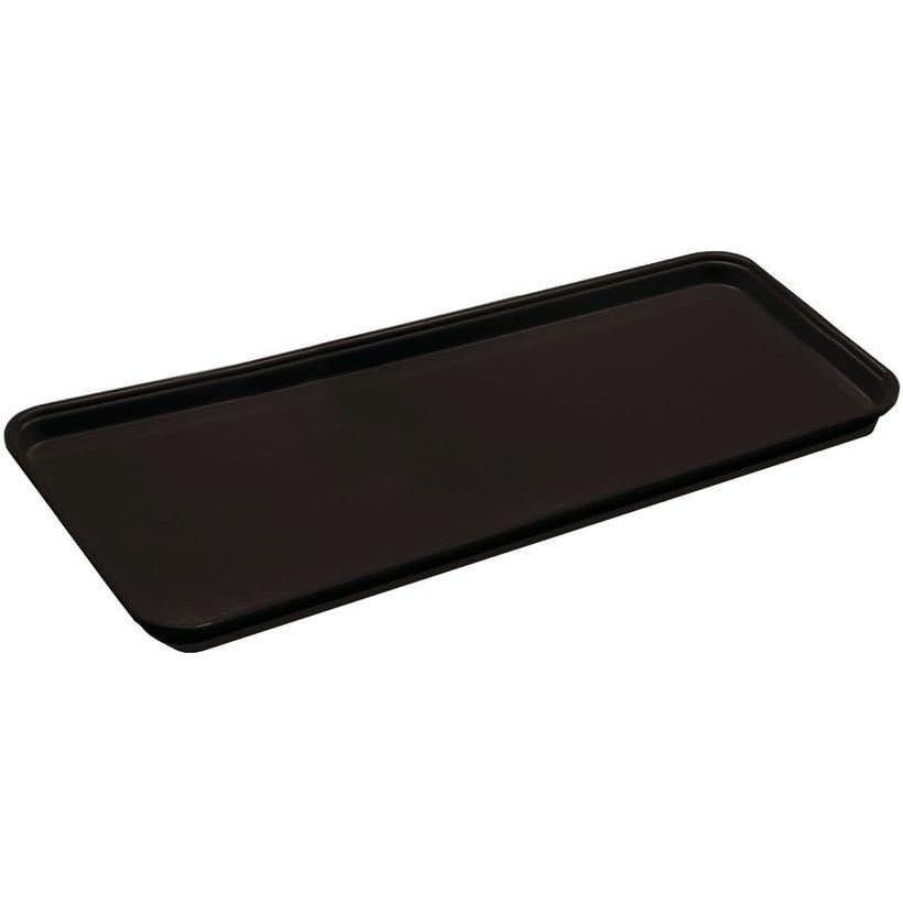 Cambro 9 x 30 Inch Black Market Display Tray - Durable Food Service Tray for Bakery, Deli, and Retail Display (Model 830MT110) - Perfect for Commercial Kitchens, Cafes, and Supermarkets