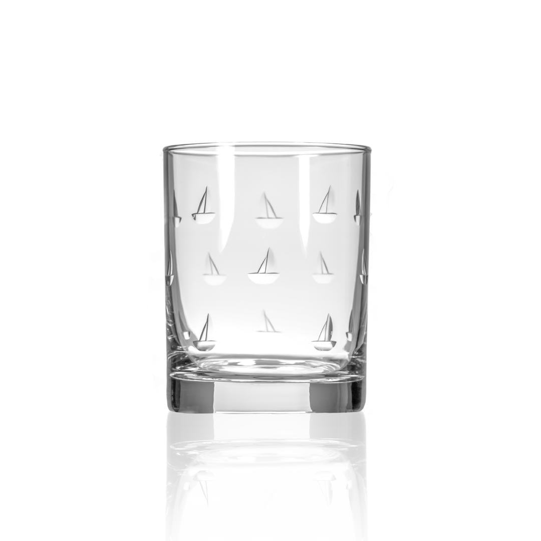 Premium 13oz Double Old Fashioned Whiskey Glasses Set of 4 - Heavy Base Crystal Clear Barware for Bourbon, Scotch & Cocktails - Perfect for Home Bars, Gifts & Entertaining