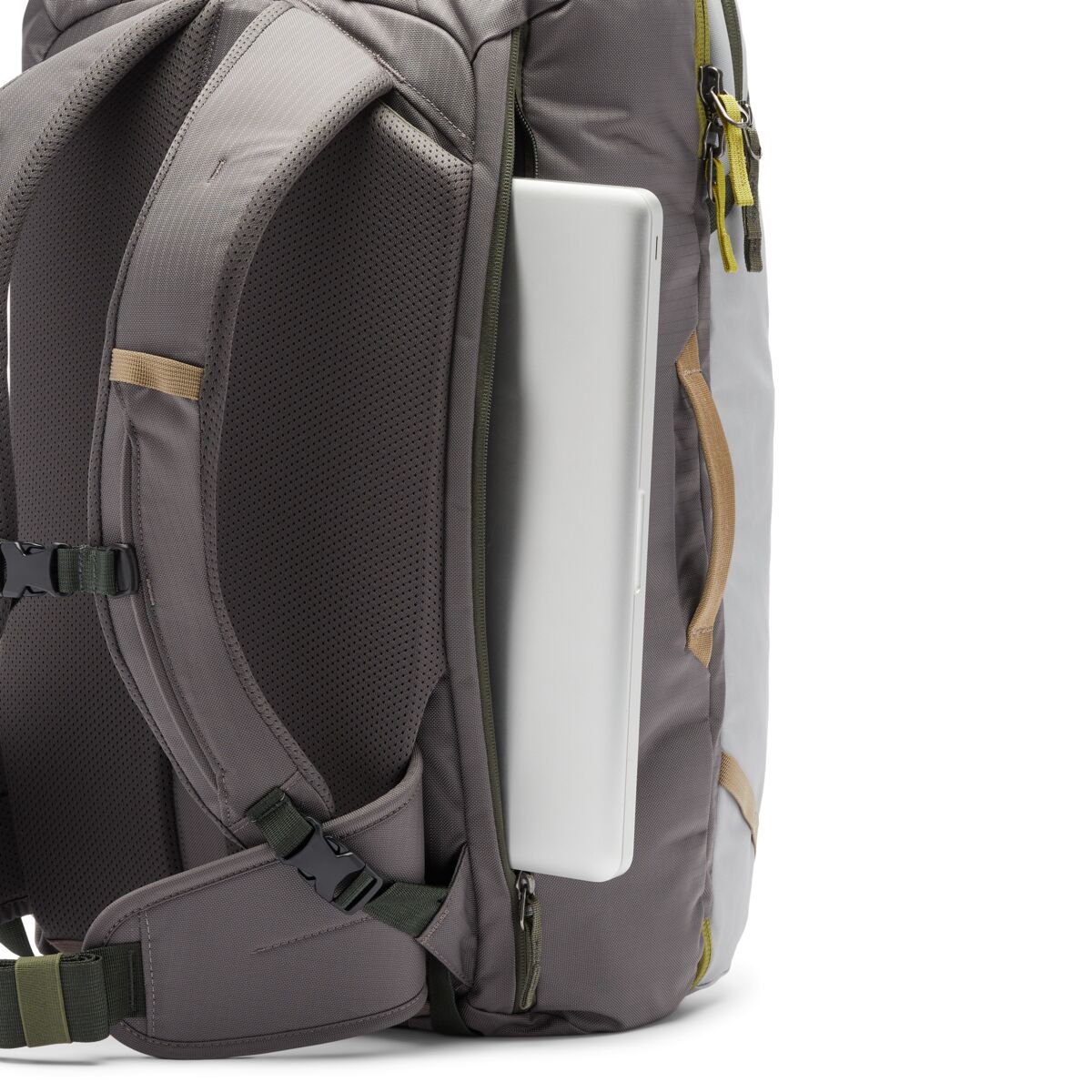 Cotopaxi Allpa 42L Travel Backpack - 42L Carry-On Hiking Backpack with Water-Resistant Fabric, Smoke/Cinder Color - Perfect for Travel, Hiking & Outdoor Adventures
