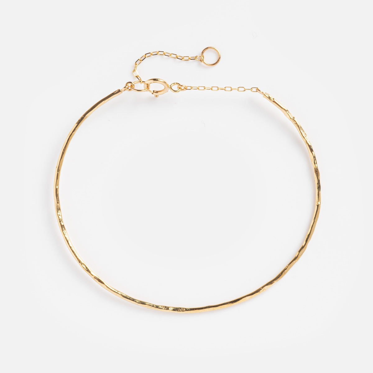 Solid Gold Structured Bracelet for Women - Elegant & Durable 14K Gold Plated Bracelet for Everyday Wear, Gift Giving & Special Occasions