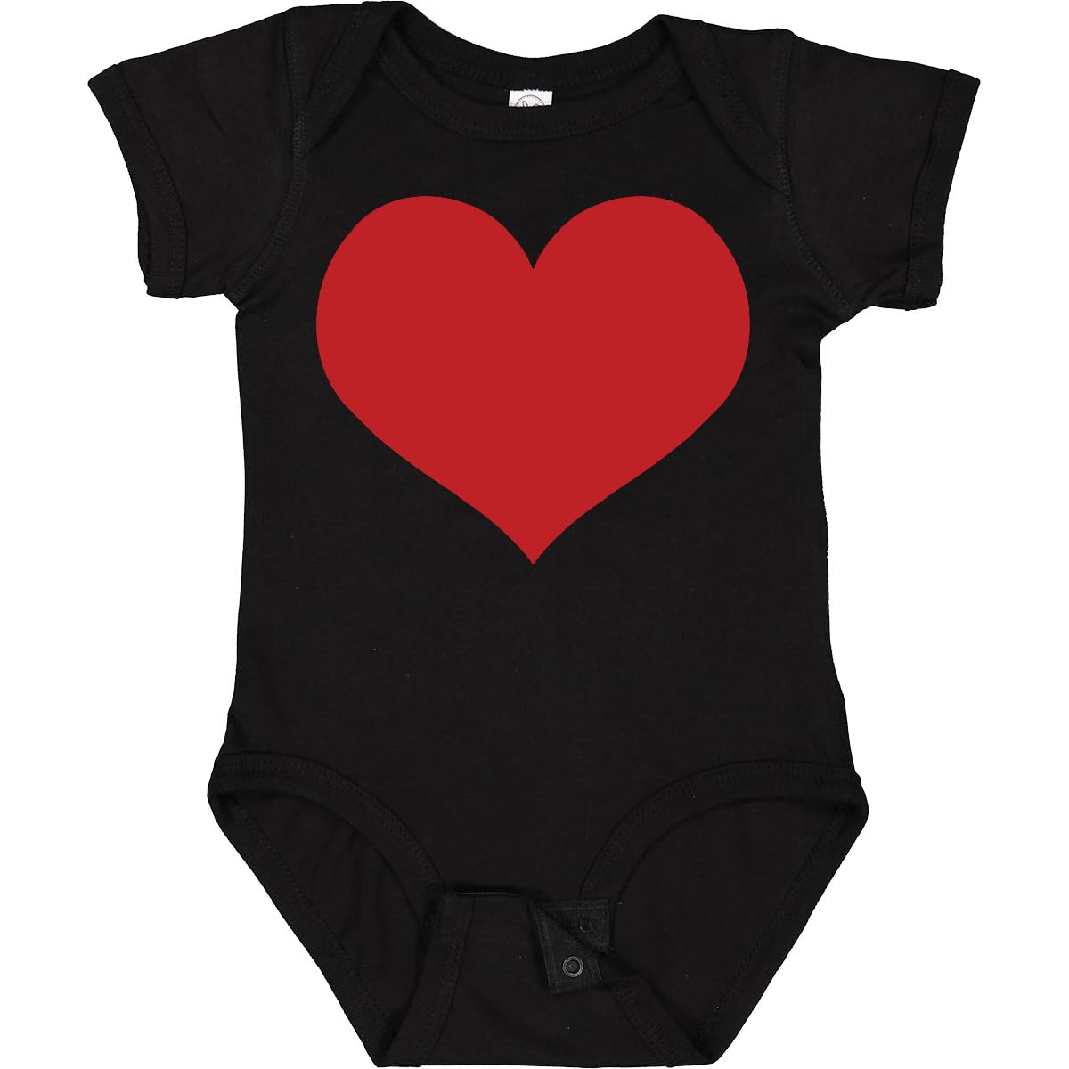 Inktastic Red Heart Valentine Baby Bodysuit - Cute Valentine's Day Outfit for Infants & Toddlers - Perfect for Valentine's Day Photos, Family Gatherings & Holiday Celebrations