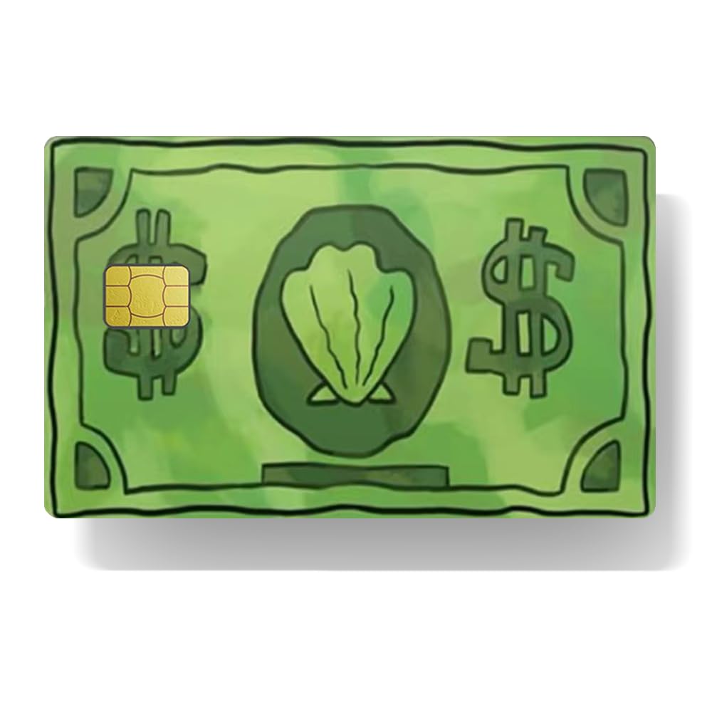 Sea Bucks Credit Card Skin - Funny Vinyl Sticker for Debit & Bank Cards - Protective Decal for Small Chip Cards - Perfect for Personalizing Wallets, Gifts & Everyday Use
