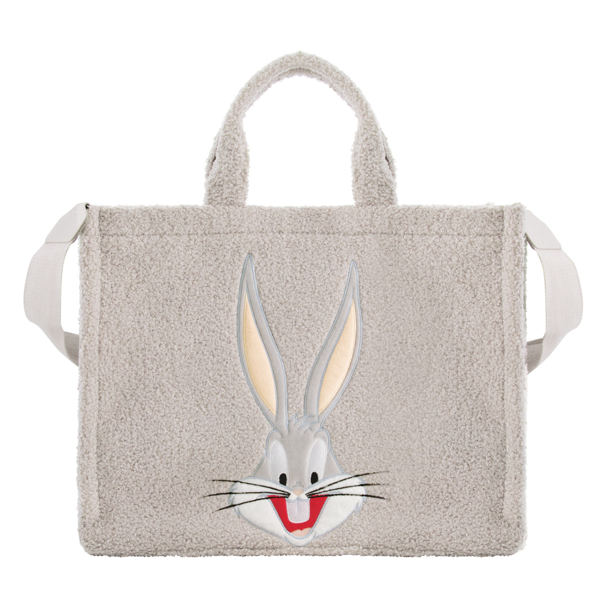 Looney Tunes Bugs Bunny Travel Tote Bag - Durable Canvas Carry On Bag for Women & Men - Perfect for Beach, Gym, Shopping & Weekend Getaways