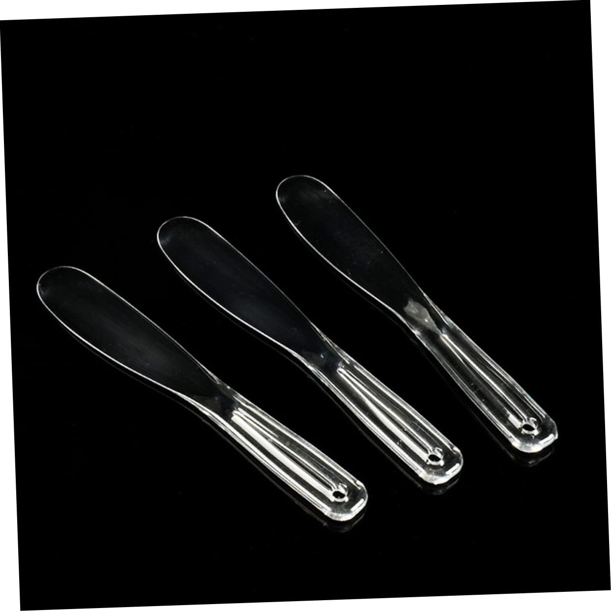 6pcs Transparent Reusable Film Stick Mascara & Facial Mask Spatula - Skin Scrubber, Makeup Applicator Brush for Face & Body Butter - Perfect for Skincare Routine, Spa Days & At-Home Beauty Treatments