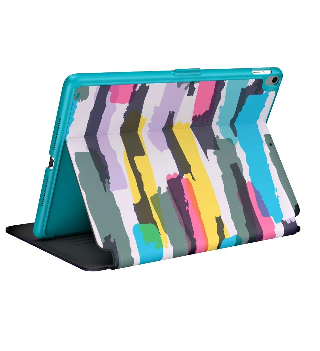 Speck 128701-8439 iPad Air Case - Slim Protective Folio Cover with Air Brush Stripe Design | Perfect for Work, Travel & Everyday Use