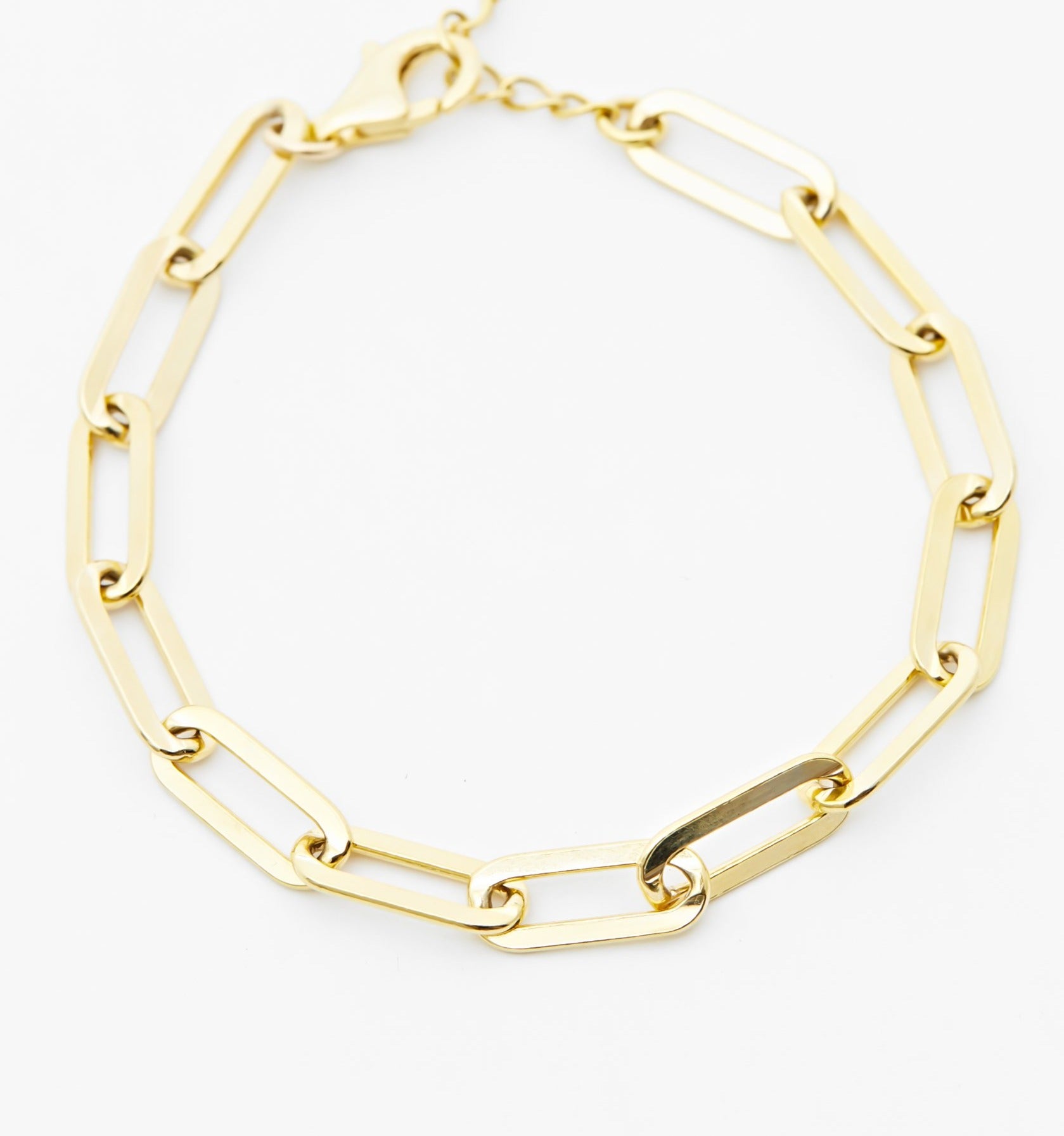 Stylish Rectangle Link Bracelet for Women - Elegant & Durable Jewelry Gift for Everyday Wear & Special Occasions