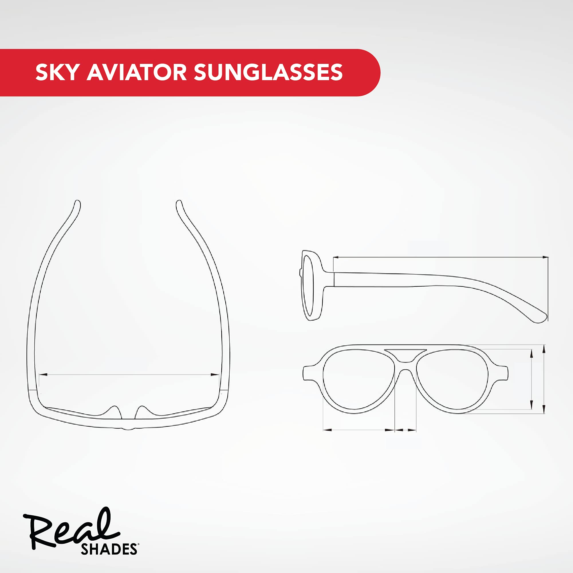 Kids Aviator Sunglasses for Boys & Girls - Flexible & Durable Toddler Sunglasses with UV Protection - Perfect for Outdoor Play, Beach, and Travel