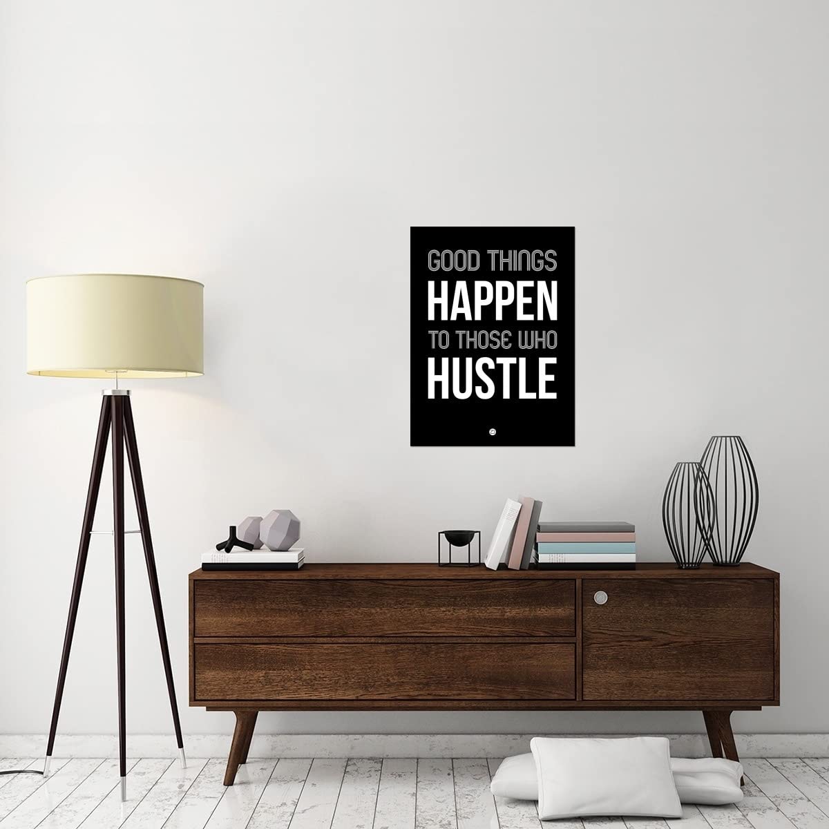 Good Things Happen' Stretched Canvas Wall Art - 40x30 Inches Modern Home Decor for Living Room, Bedroom & Office | Naxart Studio Premium Gallery Wrapped Print