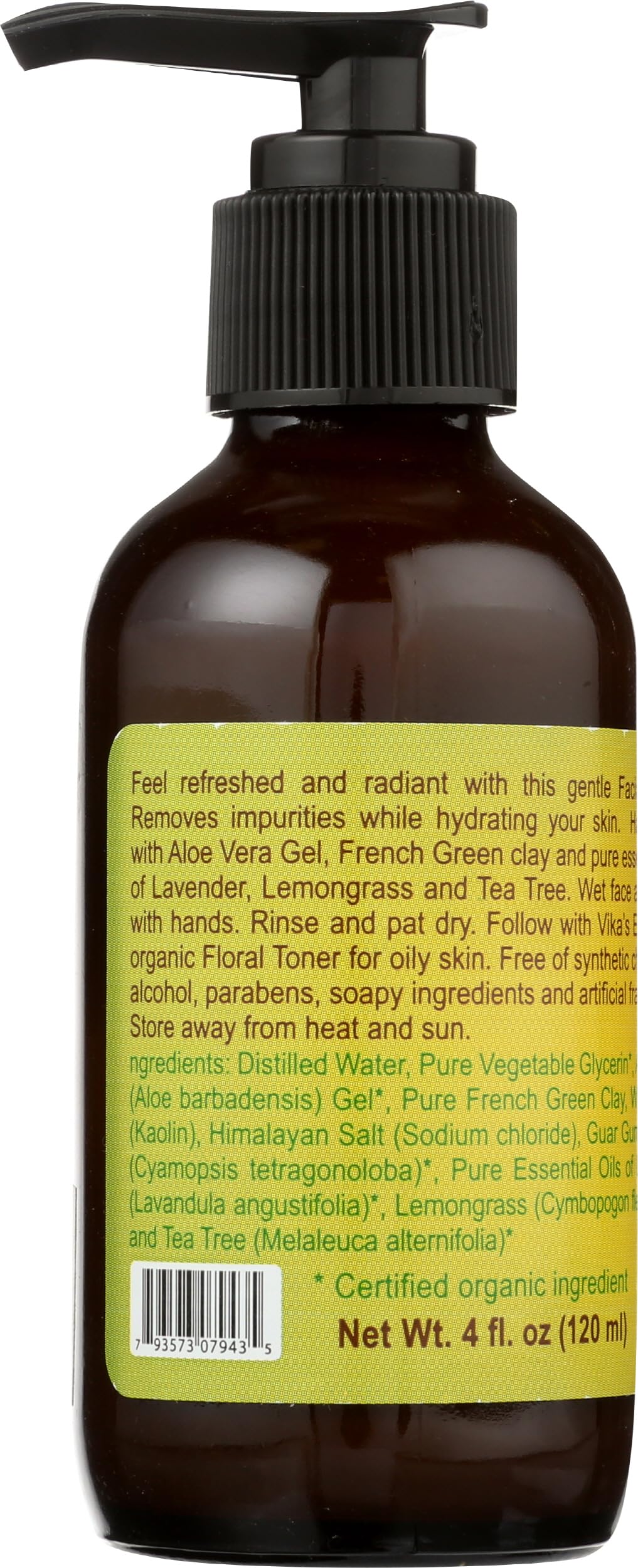Vika's Essentials Oil Control Facial Cleanser for Oily & Acne-Prone Skin - Deep Pore Cleansing & Shine Reduction - Perfect for Daily Skincare Routine & Morning/Evening Wash