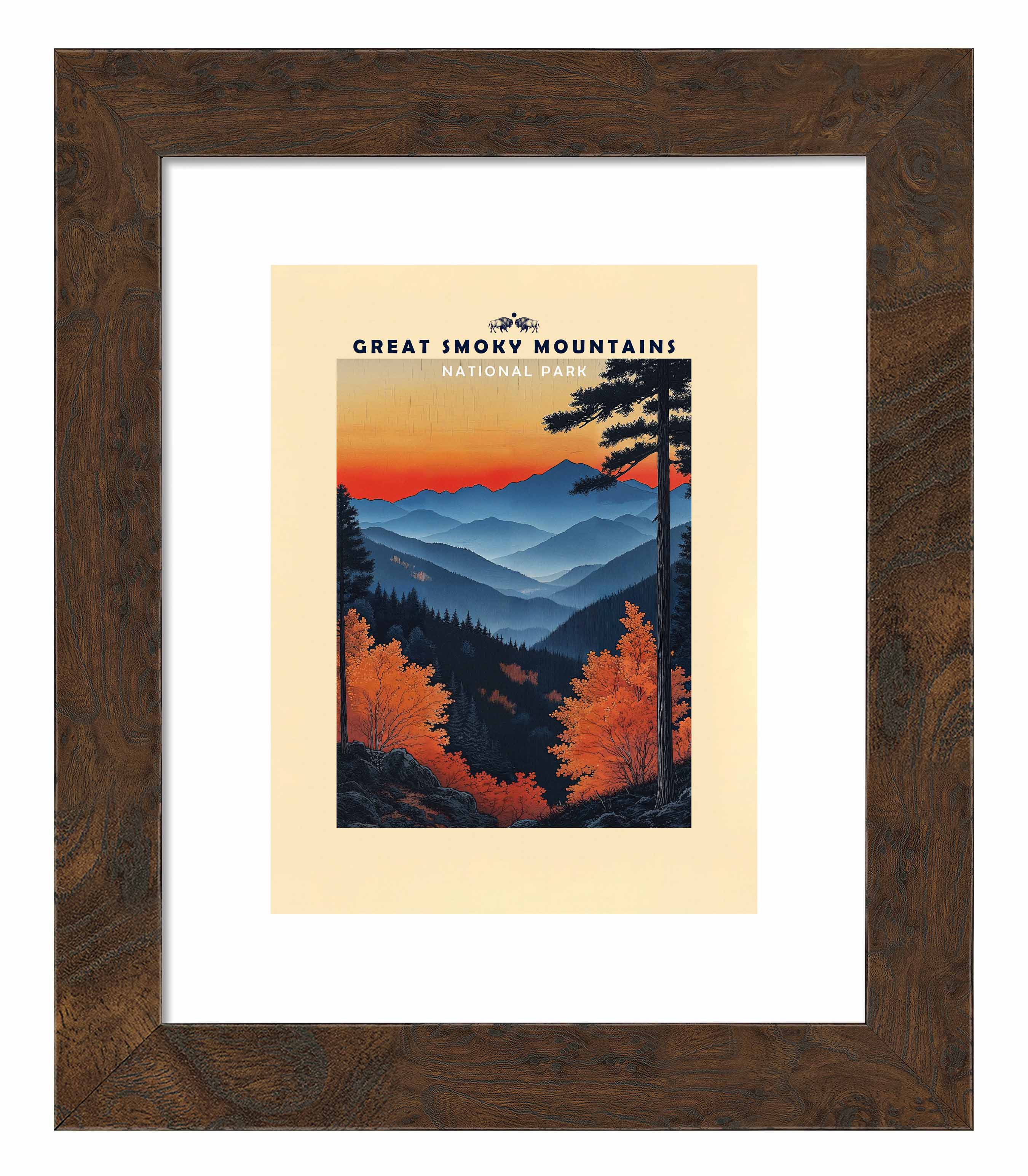 Great Smoky Mountains Art Prints - Stunning Landscape Wall Decor for Home & Office - Perfect for Living Room, Bedroom, or Gift Giving