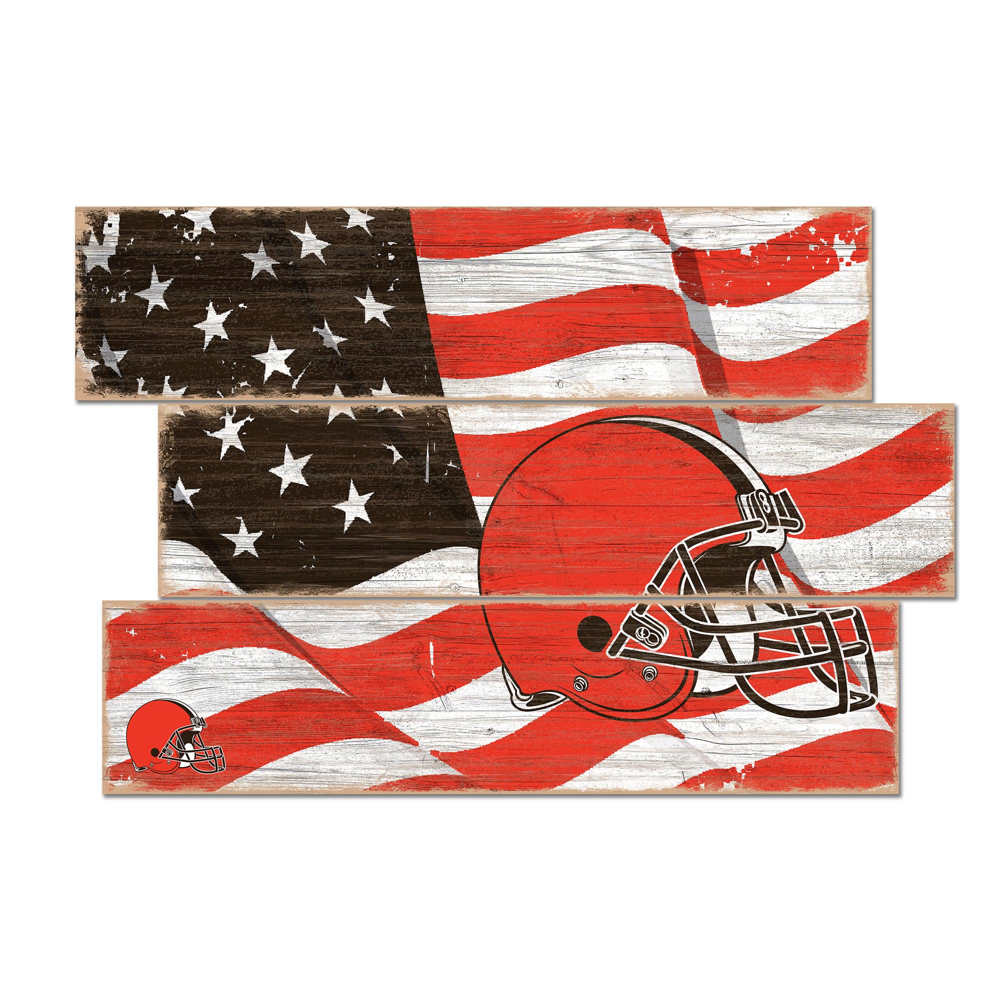 Cleveland Browns 3-Panel Team Flag - Officially Licensed NFL Fan Banner for Game Day, Tailgating & Home Decor | Fan Creations