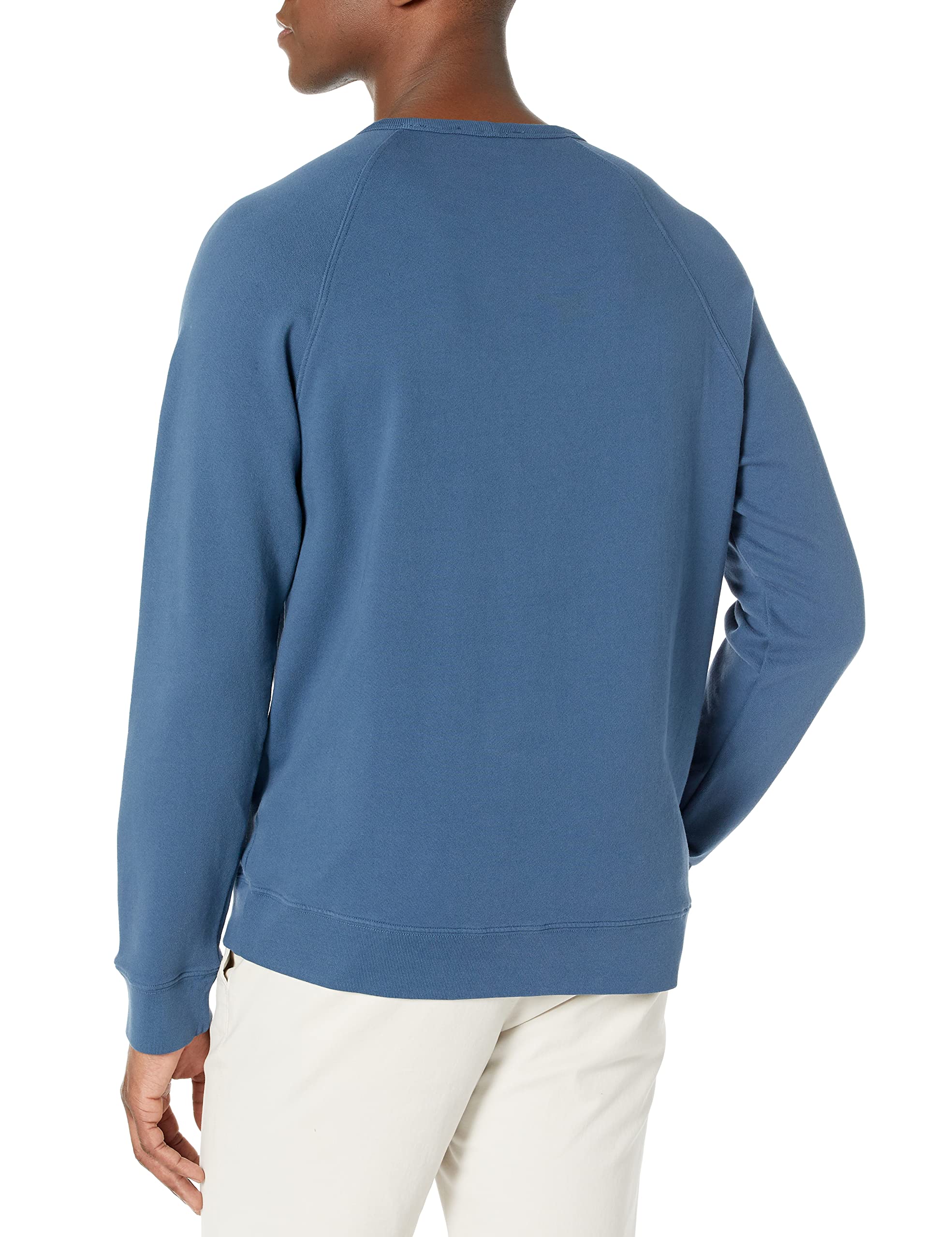 Vince Men's Long Sleeve Garment Dyed Crew Neck T-Shirt | Soft Cotton Casual Shirt for Everyday Wear | Perfect for Work, Weekend & Layering