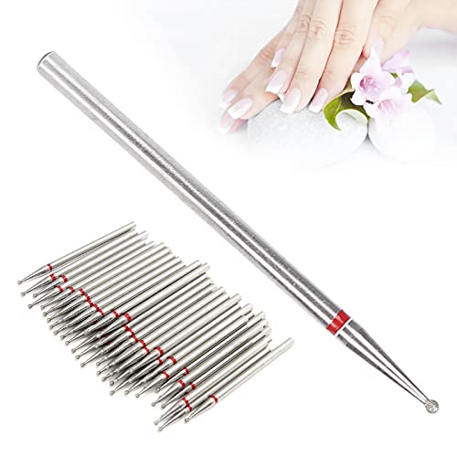 Professional Nail Drill Bits Set - 1.4mm Rotating Nail Polish Removal Heads for Electric Nail Drill Machine | Multi-Functional Nail Surface Polishing Attachments | Perfect for Nail Salons & DIY Manicure at Home
