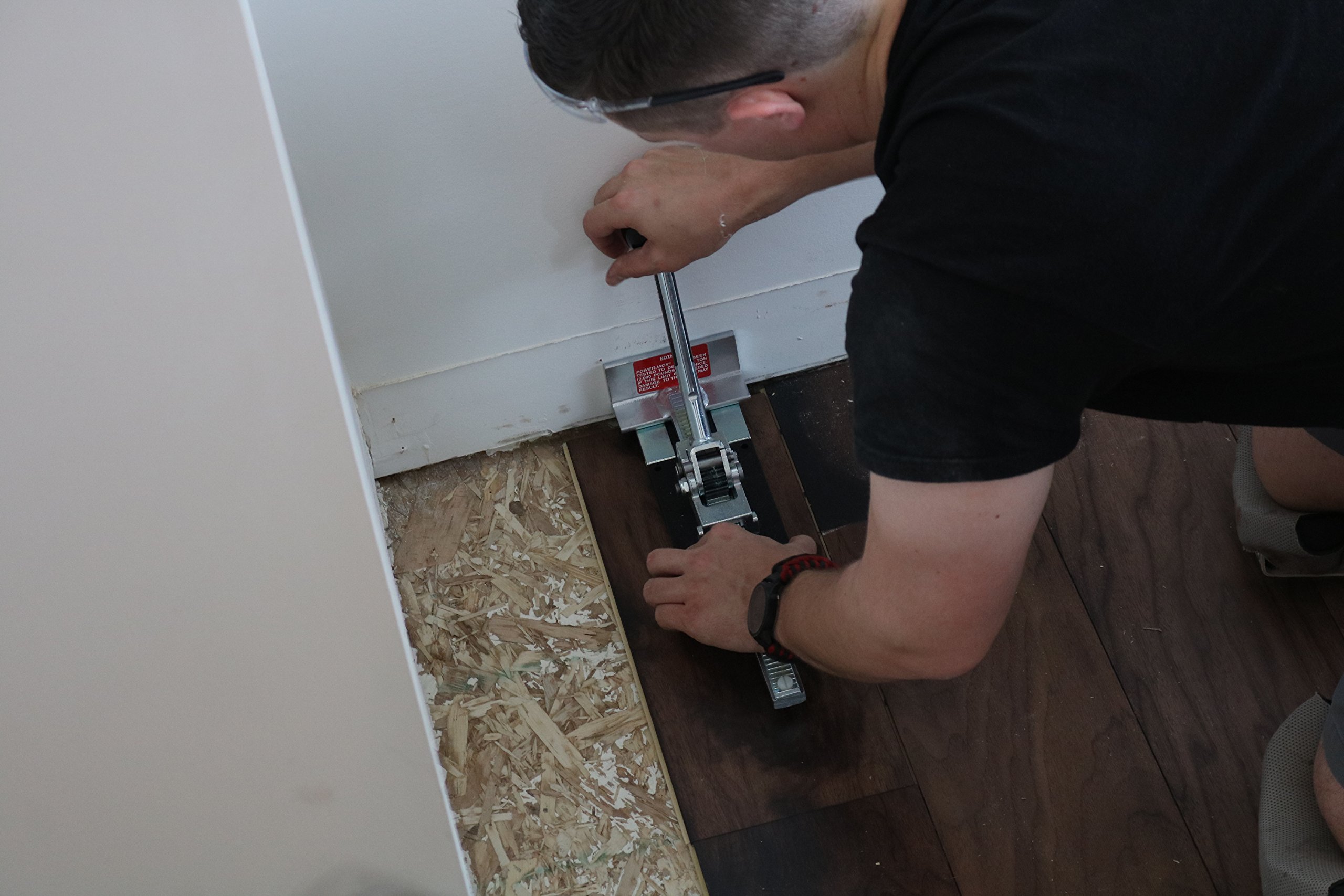 PowerJack 500 Flooring Jack - Heavy Duty Laminate & Hardwood Floor Installation Tool - Perfect for DIY Home Renovation & Professional Contractors