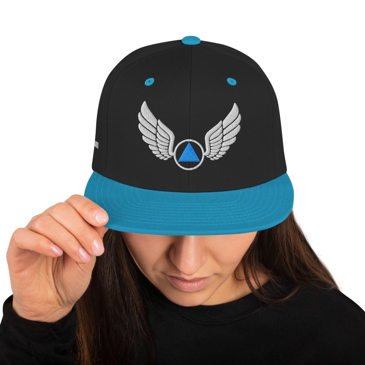 Wings Of Recovery Snapback Hat - Sobriety in Full Flight - Stylish Addiction Recovery Cap for AA Meetings & Sober Living Support