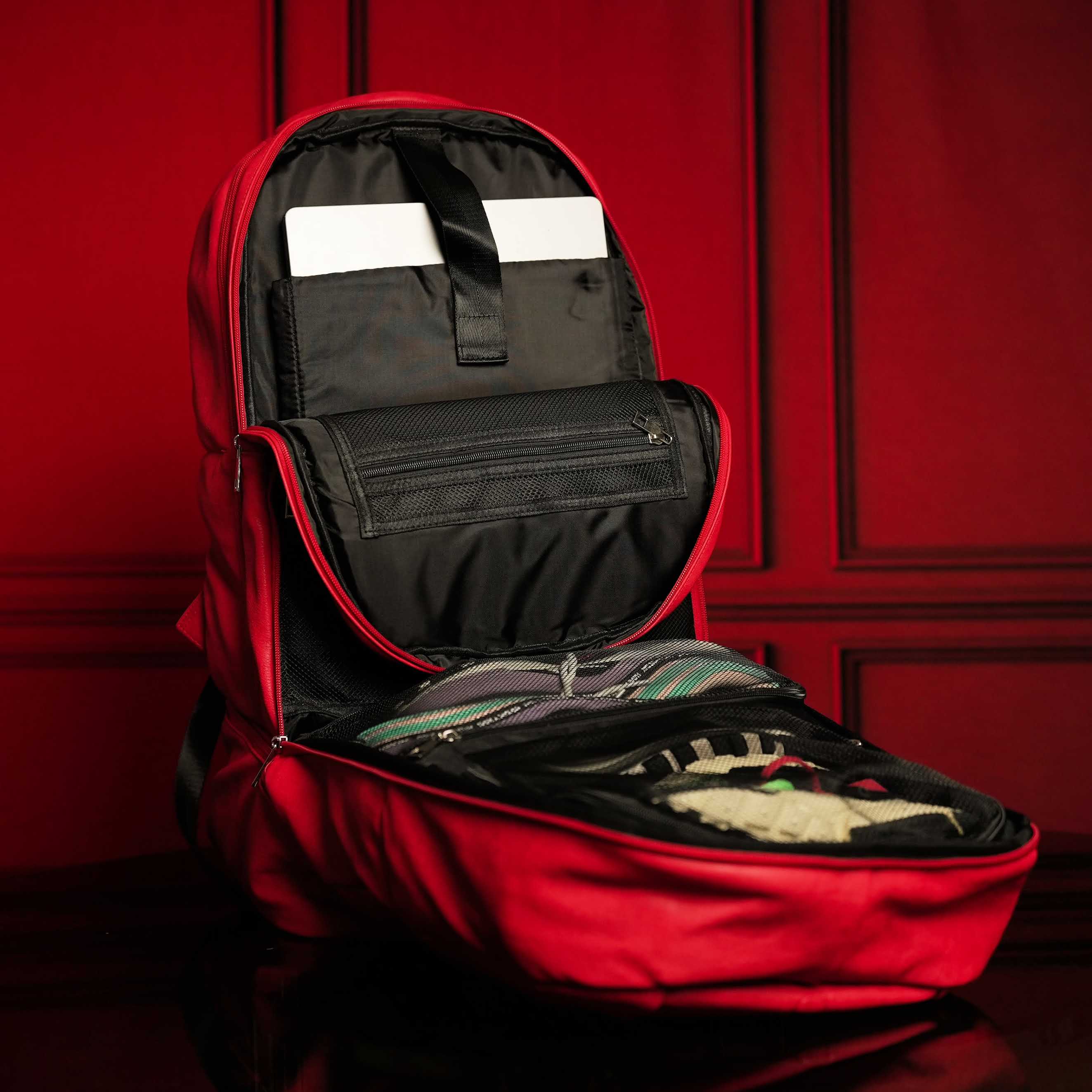 Premium Red Leather Shoe Bag for Size 17 - XL Design with Patent Protection - Perfect for Travel, Storage & Sneaker Collection Organization