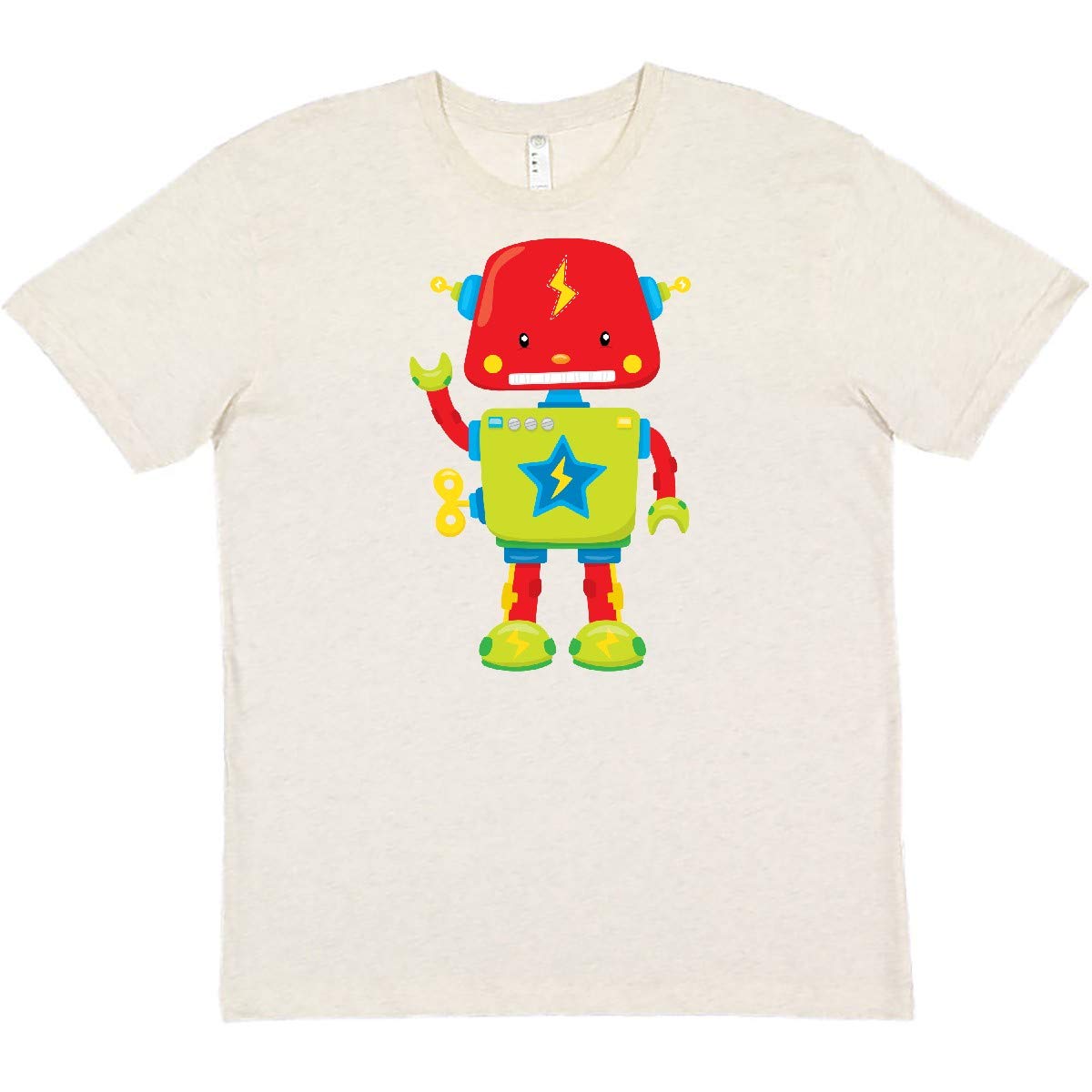 Inktastic Toy Robot Graphic T-Shirt for Men & Women - Cool Sci-Fi Tee for Casual Wear, Cosplay & Robot Enthusiasts