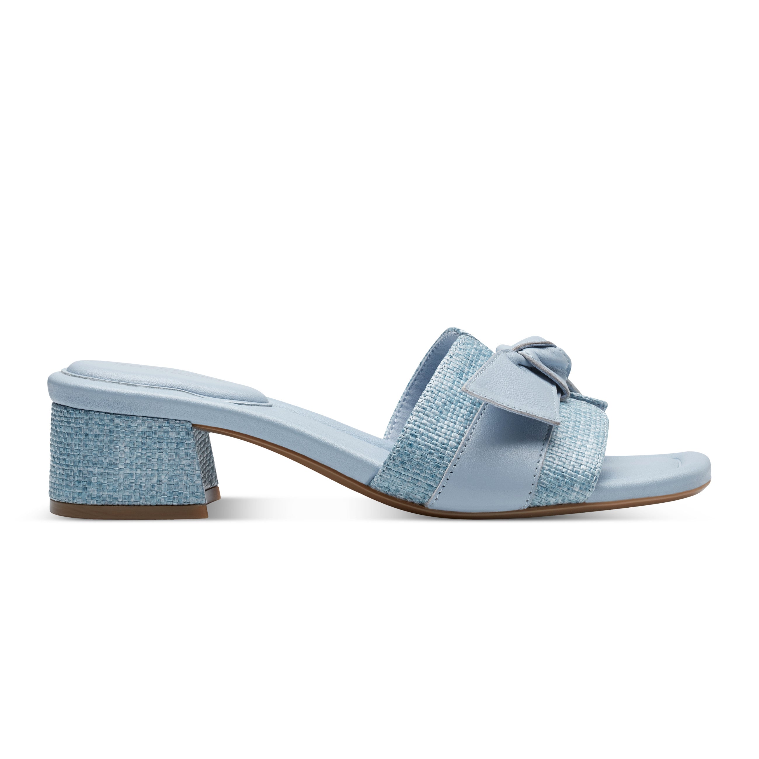 Women's Carsie Block Heel Square Toe Slip-On Sandals - Comfortable Summer Shoes for Walking, Beach, Vacation & Casual Outfits