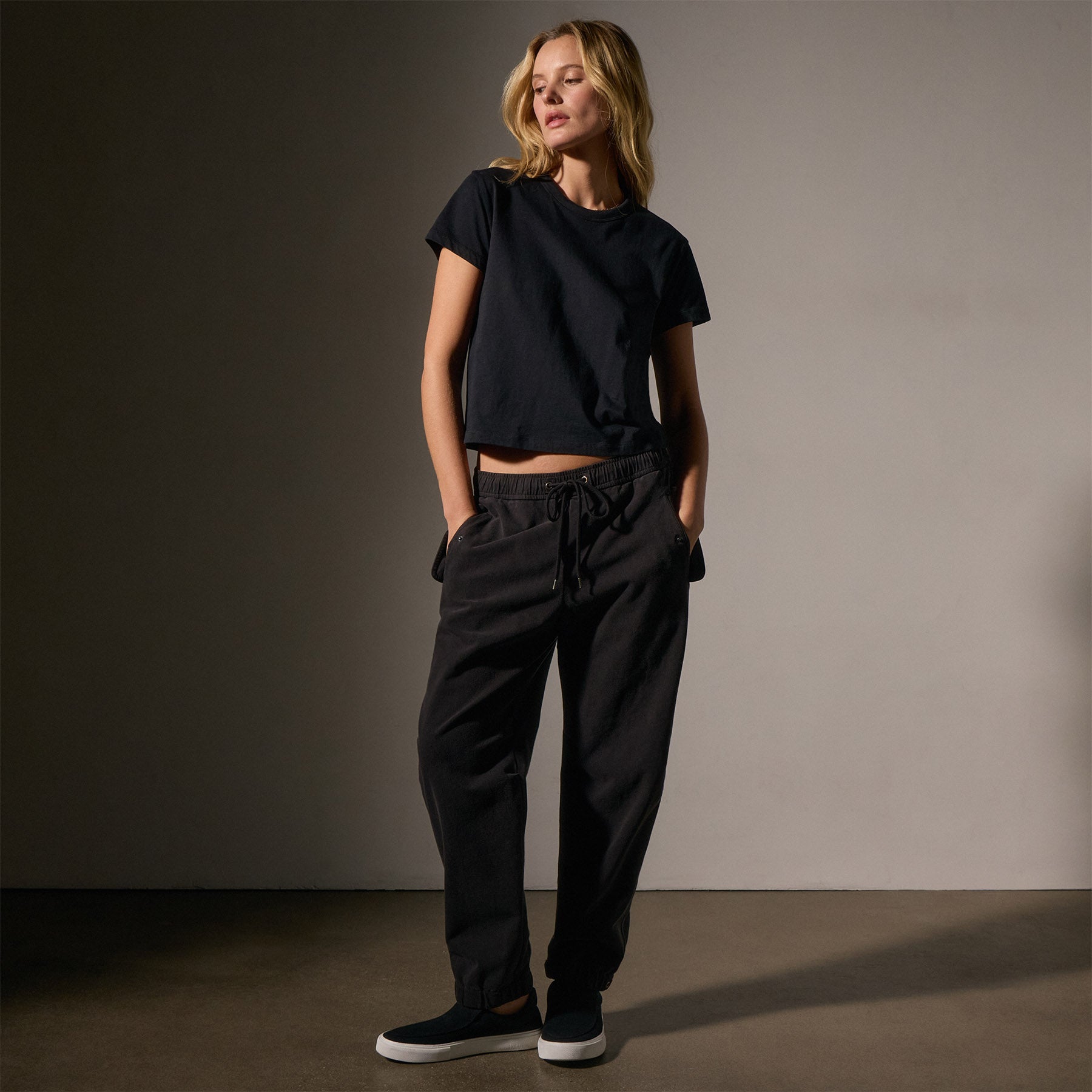 Premium Cotton Terry Flight Pants for Men - Soft & Comfortable Lounge Pants - Black - Perfect for Travel, Yoga & Relaxation at Home